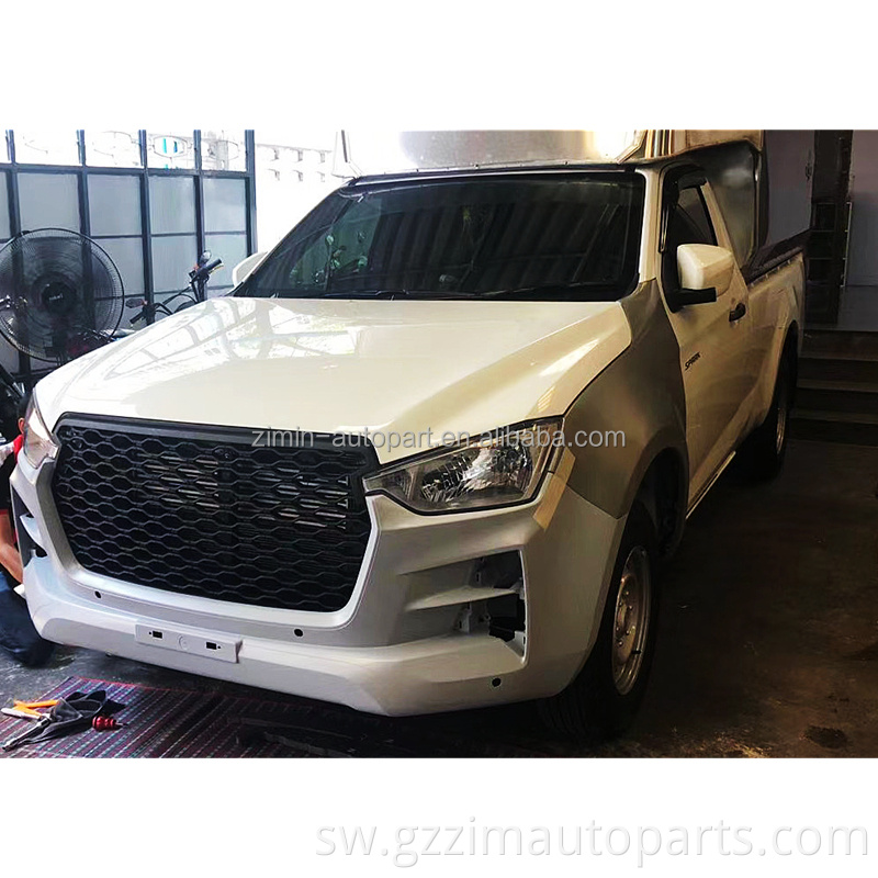 Kitengo cha mwili wa gari mbele ya grill ya Isuzu D Max 2021 Bumper Grill